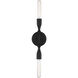 Louise 2 Light 5 inch Matte Black Wall Sconce Wall Light 